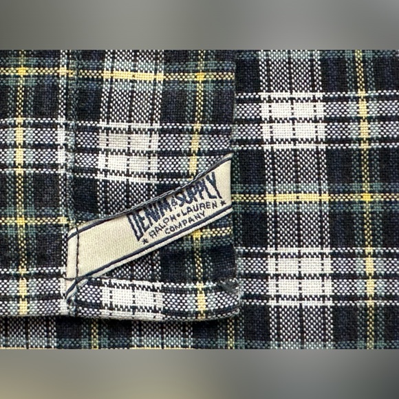 Denim & Supply Ralph Lauren Men's Long Sleeve Button Down Plaid Shirt, Size L - Picture 11 of 11